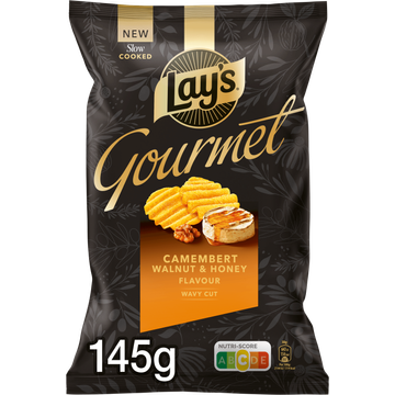 Lay's Gourmet Camembert Walnoot & Honing Chips 145 gr