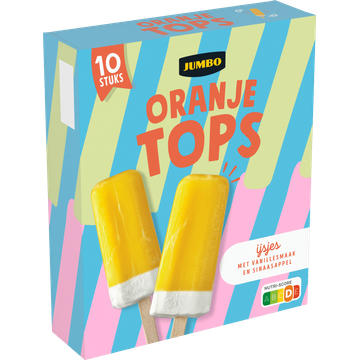 Jumbo Oranje Tops IJsjes 10 Stuks