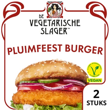 De Vegetarische Slager Pluimfeestburger Veganistisch 180 g
