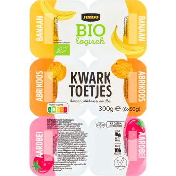 Jumbo Biologisch Kwark Toetjes 6 x 50 g