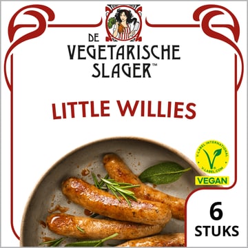 De Vegetarische Slager Little Willies Vegan 160 g