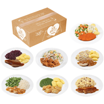 7 verschillende eiwitrijke maaltijden 3.425 g