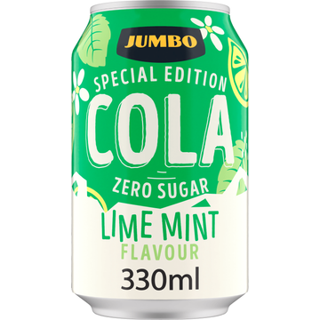 Jumbo Cola Zero Lime Mint Smaak 330ML