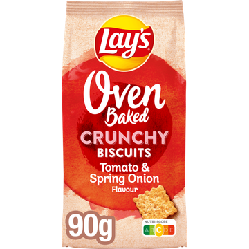 Lay's Oven Baked Biscuits Tomaat & Onion 90 gr