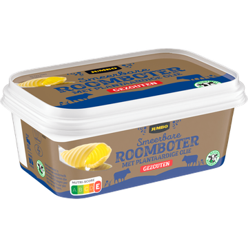 Jumbo Smeerbare Roomboter met Plantaardige Olie Gezouten 250 g