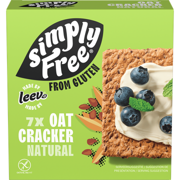 Simply Free by Leev - Haver cracker naturel 100g
