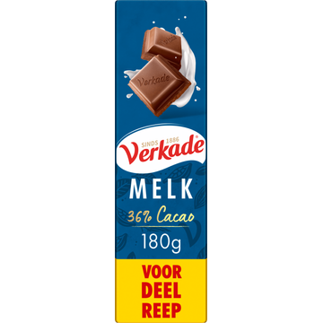 Verkade Melk Voordeelreep 180 g