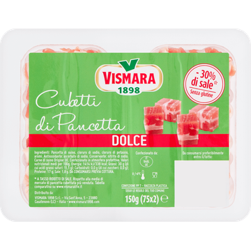 Pancetta Cubetti Dolce 2 x 75g