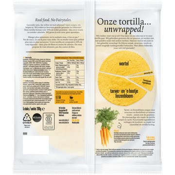 No Fairytales Wortel Tortilla 5 Stuks 200 g