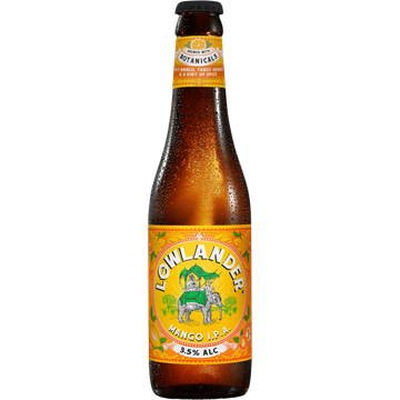 Lowlander Mango I.P.A. 3.5% Alc Bier Fles 330 ml