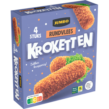 Jumbo Rundvleeskroketten 4 Stuks