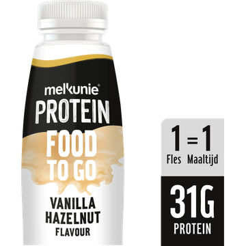 Melkunie Protein Food to Go drinkmaaltijd Vanilla Hazelnut 500 ml