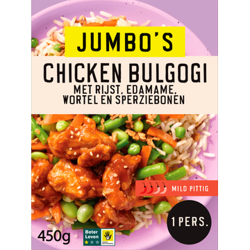 Jumbo's Vriesverse Maaltijd Chicken Bulgogi 450 g