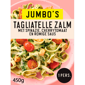 Jumbo's Vriesverse Maaltijd Tagliatelle Zalm 450 g