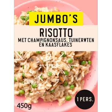 Jumbo's Vriesverse Maaltijd Risotto Champignons 450 g