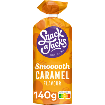 Snack A Jacks Smooth Caramel Rijstwafels 140 gr