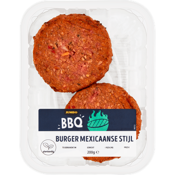 Jumbo BBQ Burger Mexicaanse Stijl 2 Stuks