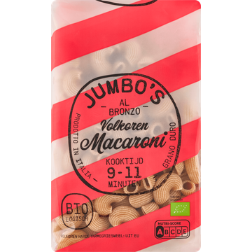 Jumbo's Biologisch Volkoren Macaroni 500 g