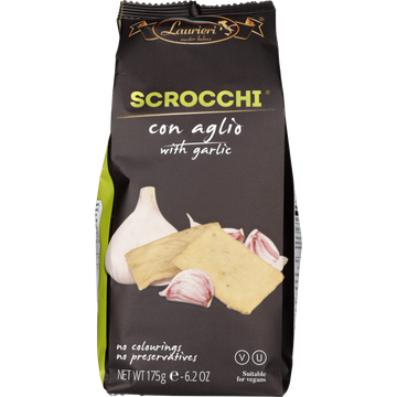 Laurieri Scrocchi Con Aglio with Garlic 175 g