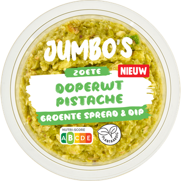 Jumbo's Groente Spread & Dip Zoete Doperwt Pistache 150 g