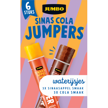 Jumbo Waterijsjes  Sinas Cola Jumpers 6 Stuks