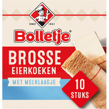 Bolletje Brosse Eierkoeken met Melklaagje 10 Stuks 155 g