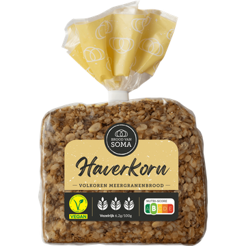 Brood van Soma Haverkorn Volkoren Meergranenbrood 400 g