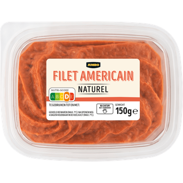 Jumbo Filet Americain Naturel 150 g