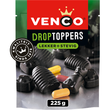 Venco Droptoppers Lekker & Stevig 225 g