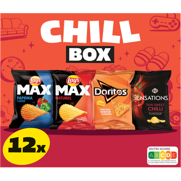 Lay's Doritos Chill Box Multipack Chips 12 pack
