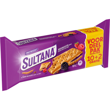 Sultana FruitBiscuits Bosvruchten 523 g