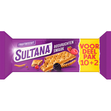 Sultana FruitBiscuits Bosvruchten 523 g