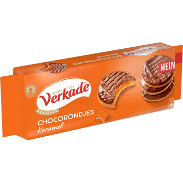 Verkade Chocorondjes Karamel koekjes