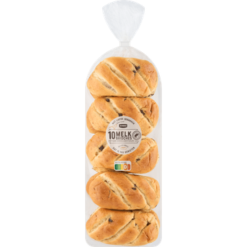 Jumbo Melk Brioches met Pure Chocoladestukjes 10 Stuks