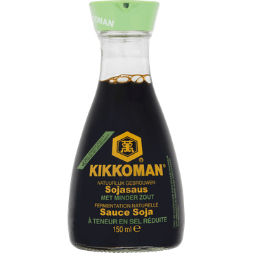Kikkoman Sojasaus met Minder Zout 150 ml