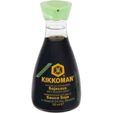 Kikkoman Sojasaus met Minder Zout 150 ml