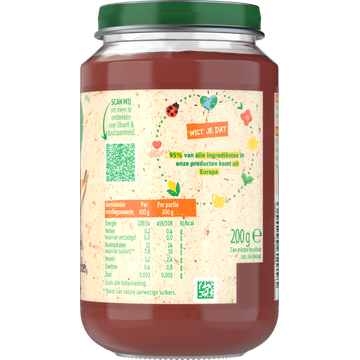 Olvarit Appel Aardbei Peer 6+ Maanden 200 g