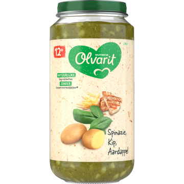 Olvarit Spinazie Kip Aardappel 12+ Maanden 250 g