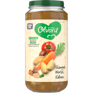 Olvarit Stamppot Wortel Kalkoen 18+ Maanden 250 g