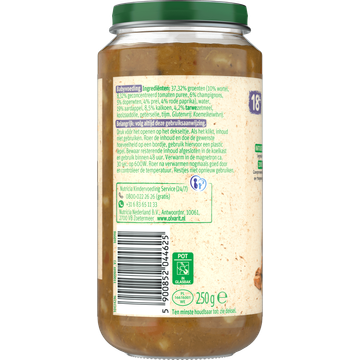 Olvarit Stamppot Wortel Kalkoen 18+ Maanden 250 g