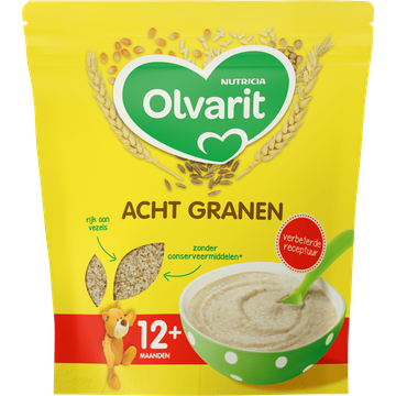 Olvarit Acht Granen 12+ Maanden 200 g