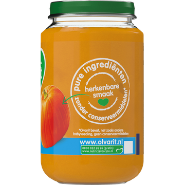 Olvarit Pompoen Kip Rijst 8+ Maanden 200 g