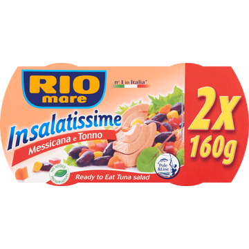 Rio Mare Insalatissime Mexicaans & Tonijn 2 x 160 g