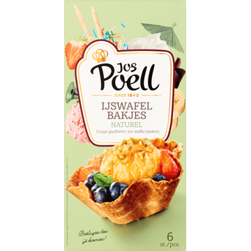 Jos Poell IJswafel Bakjes 6 Stuks