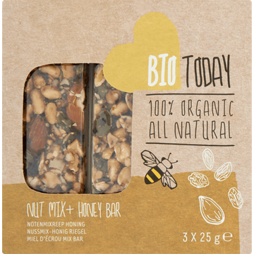 Bio Today Notenmixreep Honing 3 x 25 g