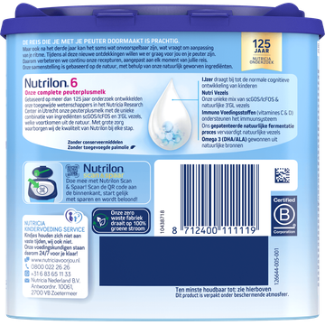 Nutrilon Peuterplusmelk 6 36+ Maanden 400 g