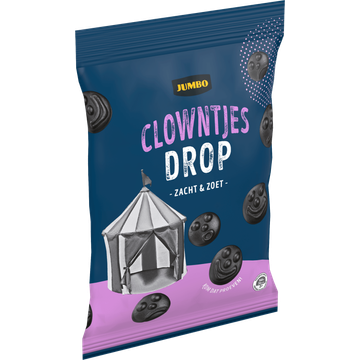 Jumbo Clowntjes Drop Zacht & Zoet 500 g