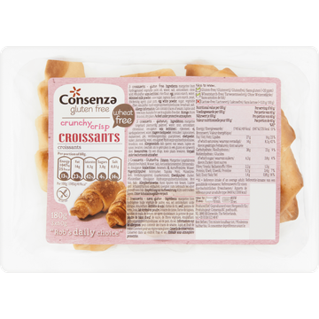 Consenza Glutenvrije Croissants 3 x 60 g