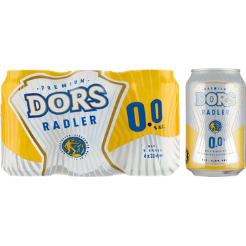 Dors - Radler 0.0% - Blik - 6 x 330 ML