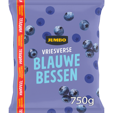 Jumbo Vriesverse Blauwe Bessen Voordeelverpakking 750 g
